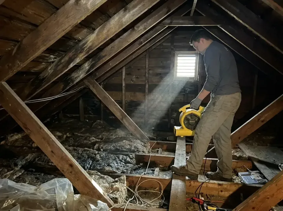 attic-water-damage-drying-proc-007 — frequently asked questions, Emergency Water Extraction & 24/7 Flood Response in Florham…